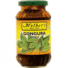 Mother's Recipe Gongura Pickle  Glass Jar  300 grams